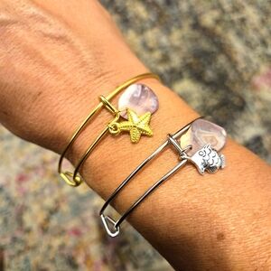 Handcrafted Wampum Bangle Bracelets